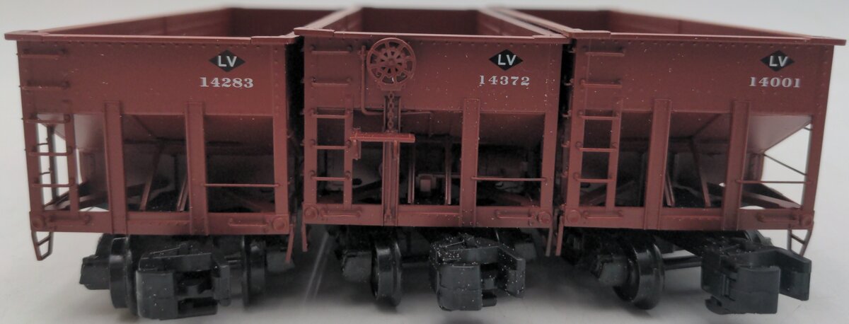 S-Helper 00772 S Gauge High Rail Lehigh Valley Hopper Set of 3 EX/Box