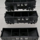 S-Helper 01202 S Gauge Norfolk & Western Hopper 3-Car Set EX/Box