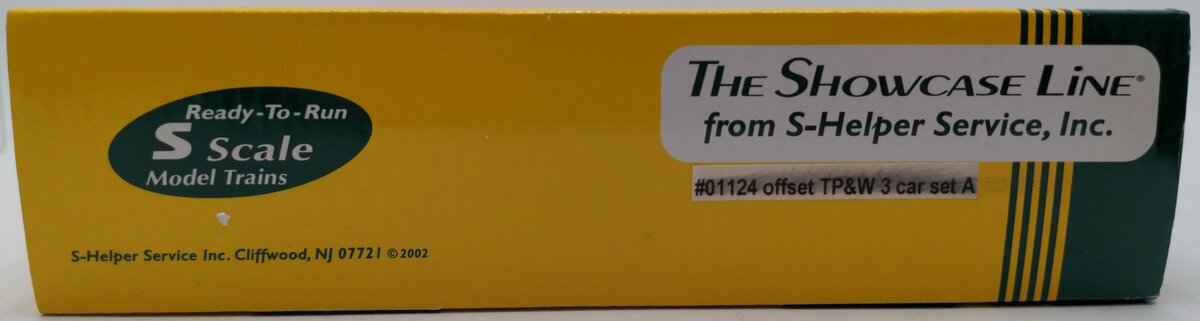 S-Helper Service 01124 S Gauge T.P.&W. Offset Hoppers 3-Pack EX/Box