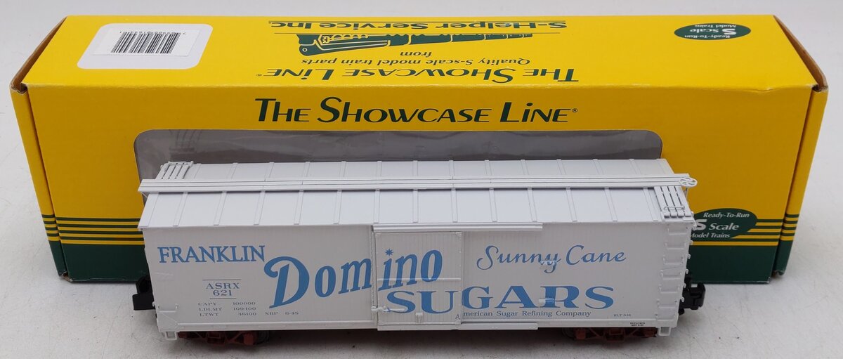 S-Helper 01644 S Gauge Domino Sugar Boxcar #621 EX/Box
