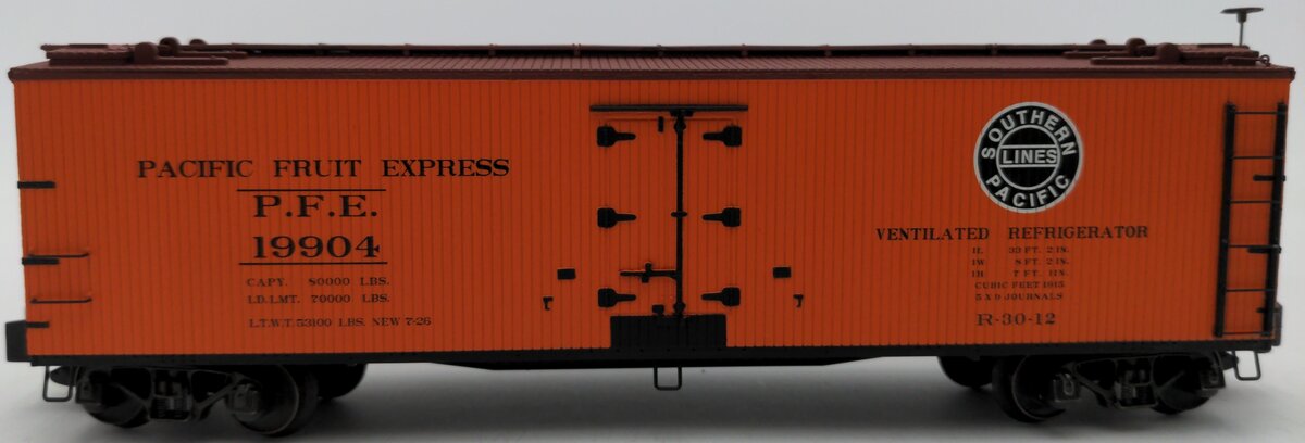 S-Helper Service 00567 S Gauge Pacific Fruit Express Reefer Car #19904 EX/Box