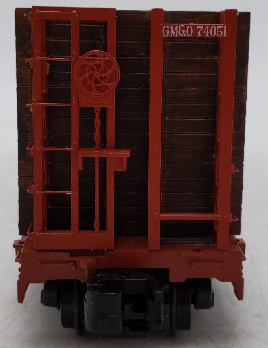 S-Helper Service 01729 S Scale GM&O Bulkhead Flatcar w/ Load #74051 EX/Box