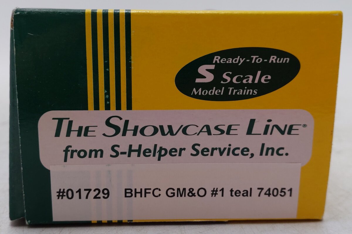 S-Helper Service 01729 S Scale GM&O Bulkhead Flatcar w/ Load #74051 EX/Box