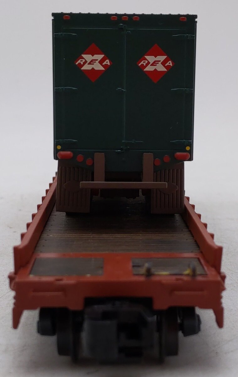 S-Helper Service 01811 S REA Christmas 53'6" Trailer On TTX Flatcar #475007 EX/Box