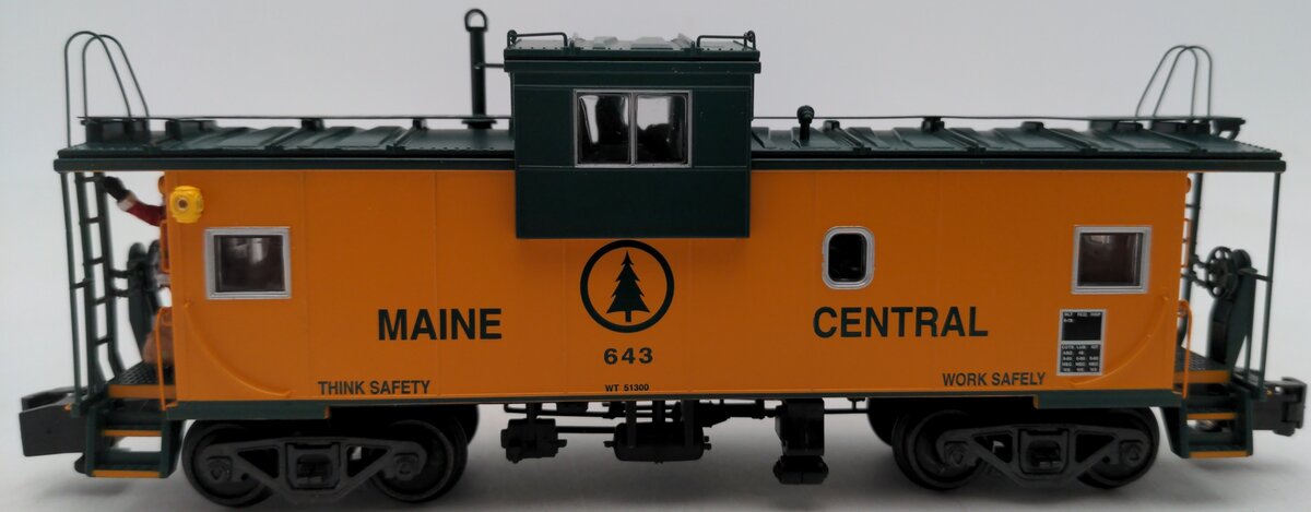 S-Helper Service 00268 S Gauge Maine Central Christmas Caboose #653 EX/Box
