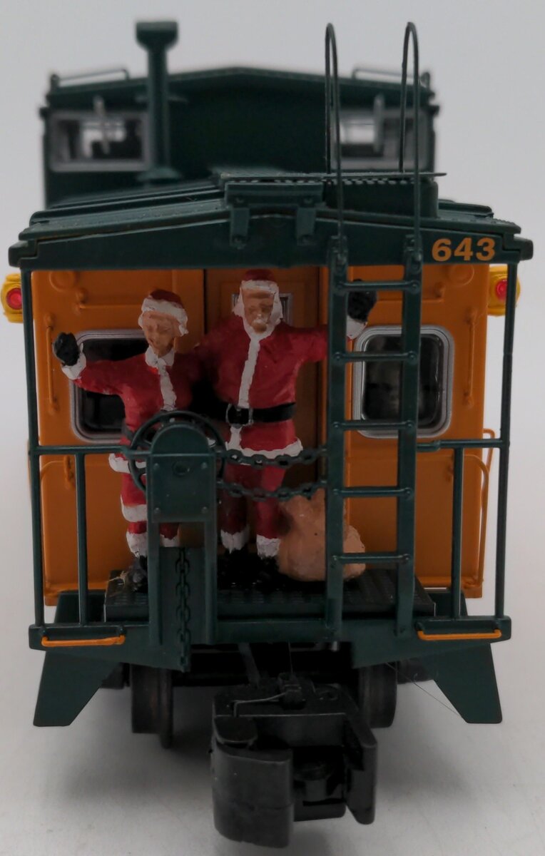 S-Helper Service 00268 S Gauge Maine Central Christmas Caboose #653 EX/Box