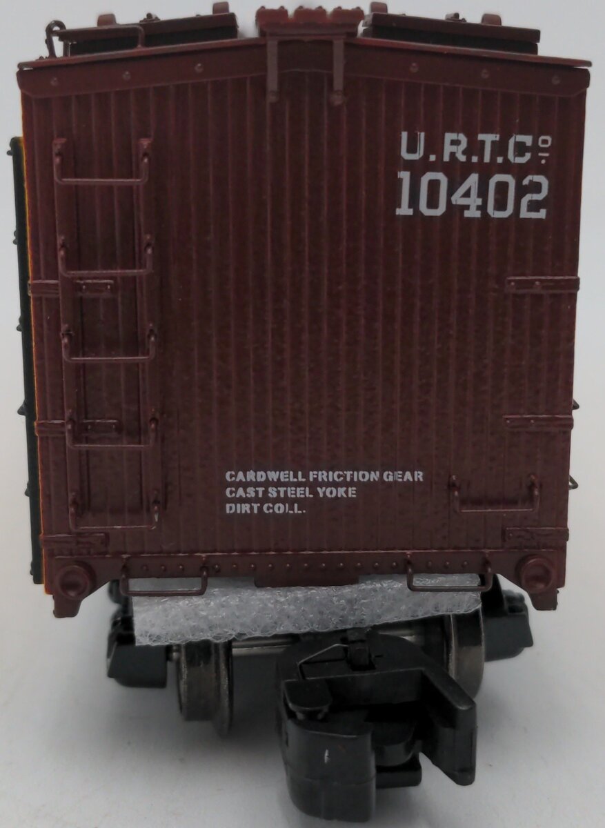 MTH 35-78004 S Gauge URTX Fulton Market 40’ Woodsided Reefer Car #10402 LN/Box