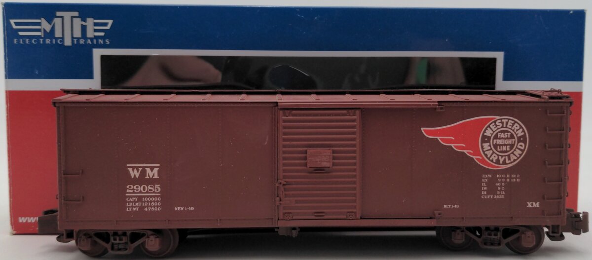 MTH 35-74011 Western Maryland 40' Boxcar #29083 VG/Box