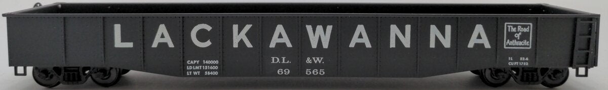 American Models 4413 S Scale Lackawanna 52' Gondola EX/Box