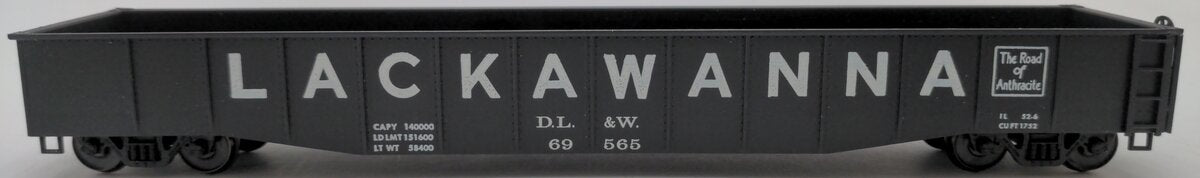 American Models 4413 S Scale Lackawanna 52' Gondola EX/Box