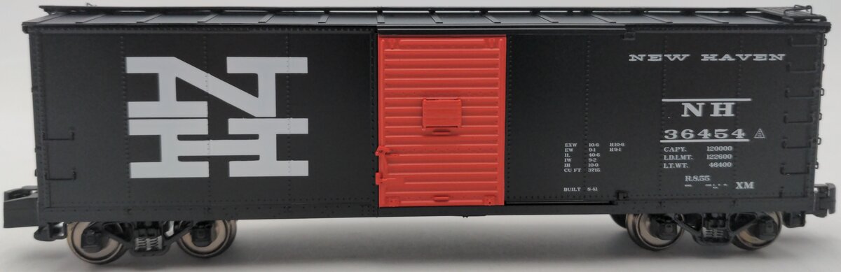 MTH 35-74004 S Scale New Haven Rebuilt Steel Boxcar #36154 EX/Box