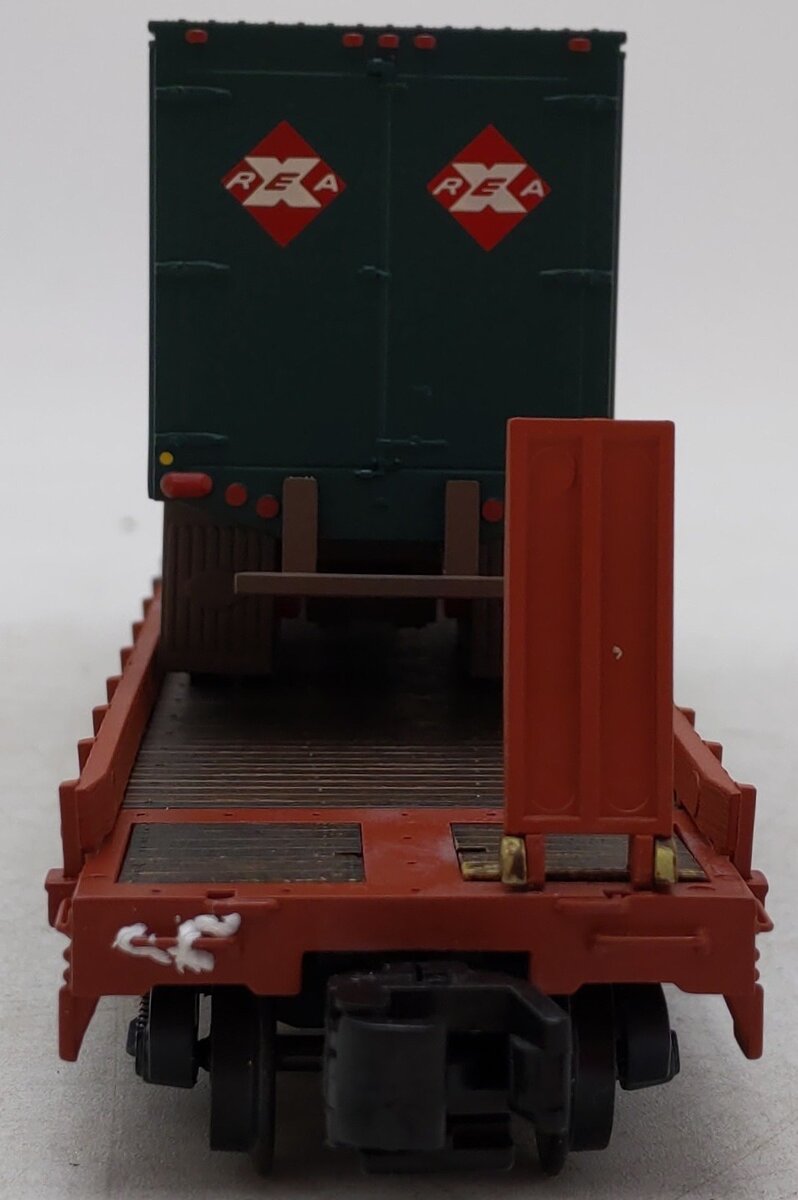 S-Helper Service 01811 S REA Christmas 53'6" Trailer On TTX Flatcar #475007 EX/Box