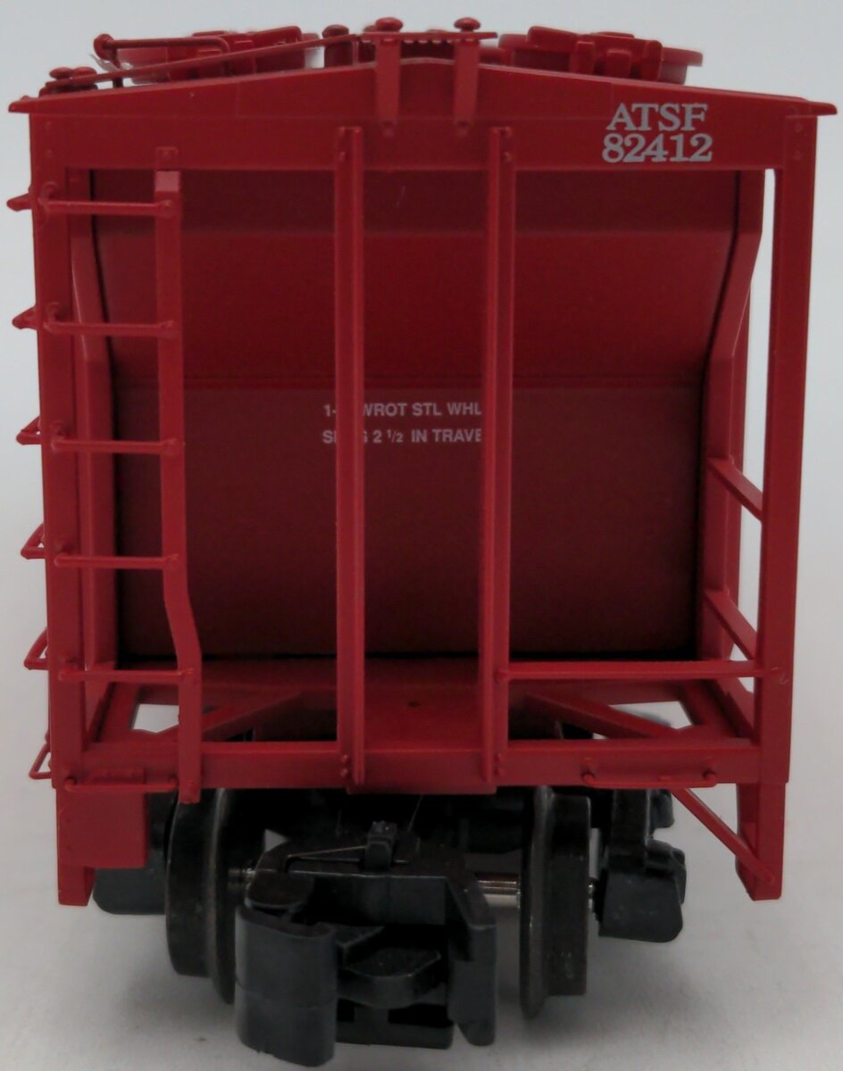 S-Helper 00029-7 S Gauge Santa Fe PS-2 2-Bay Covered Hopper #82412 LN/Box