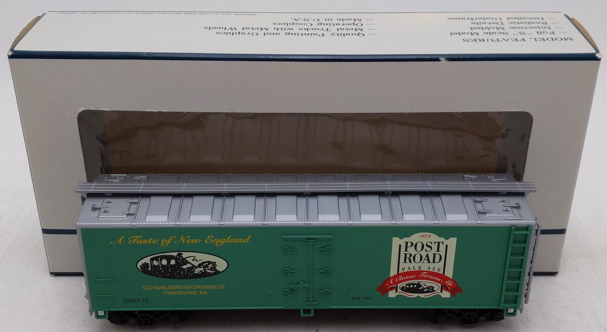 Crown Model Products SR-9050 S Gauge Post Road Pale Ale Hi-Rail Reefer #20 EX/Box