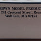 Crown Model Products SR-9050 S Gauge Post Road Pale Ale Hi-Rail Reefer #20 EX/Box