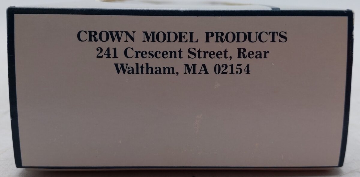 Crown Model Products SR-9050 S Gauge Post Road Pale Ale Hi-Rail Reefer #20 EX/Box