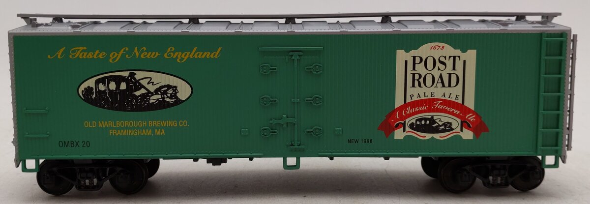 Crown Model Products SR-9050 S Gauge Post Road Pale Ale Hi-Rail Reefer #20 EX/Box
