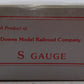 Downs Model RR S Gauge Boston & Maine Refrigerator Car #40853 EX/Box