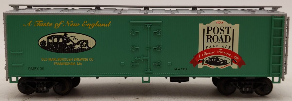 Crown Model Products SR-9050 S Gauge Post Road Pale Ale Hi-Rail Reefer #30 EX/Box