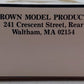 Crown Model Products SR-9050 S Gauge Post Road Pale Ale Hi-Rail Reefer #30 EX/Box