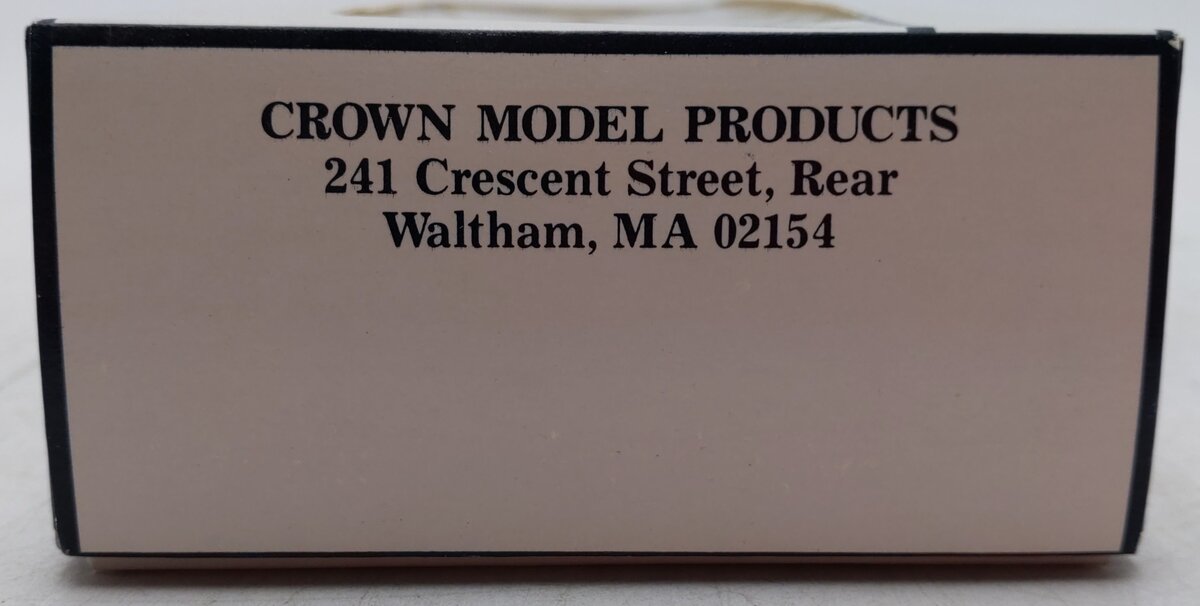 Crown Model Products SR-9050 S Gauge Post Road Pale Ale Hi-Rail Reefer #30 EX/Box