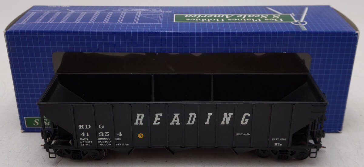 Des Plaines Hobbies DPS15112S S Gauge Reading Open Hopper Car #41354 EX/Box