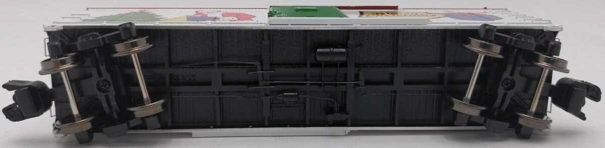 MTH 35-74001 S Gauge 2013 Christmas 40' Rebuilt Steel Box Car EX/Box