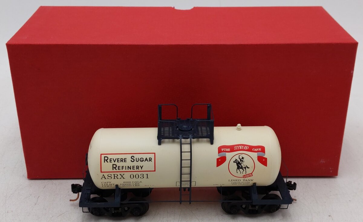 Downs Model RR 0031 S Gauge Revere Sugar Company Tank Car (HiRail) EX/Box