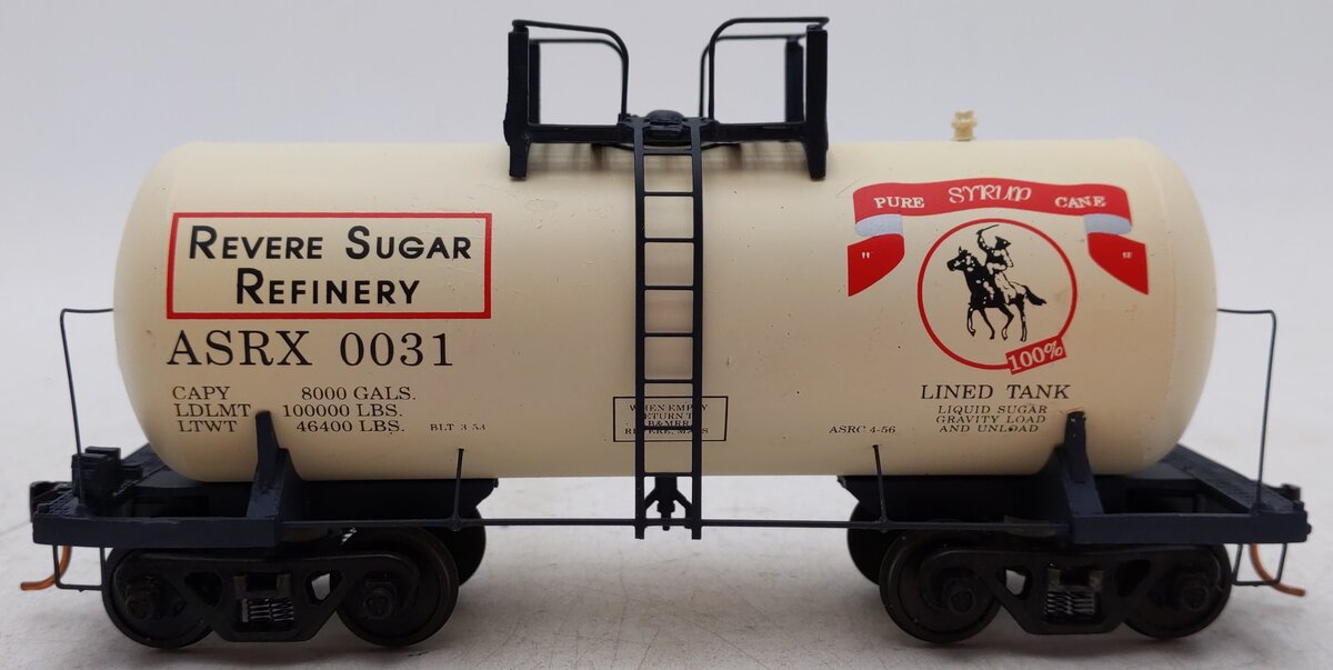 Downs Model RR 0031 S Gauge Revere Sugar Company Tank Car (HiRail) EX/Box