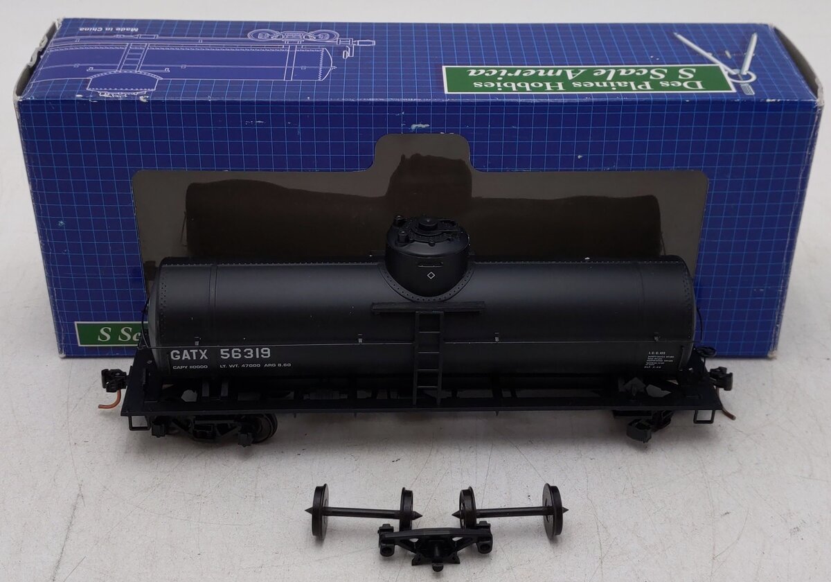 Des Plaines Hobbies DPS14071 S Gauge GATX Corporation Tank Car #56319 VG/Box