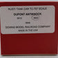 Downs Model RR TC-707 S Scale Dupont Tank Car EX/Box