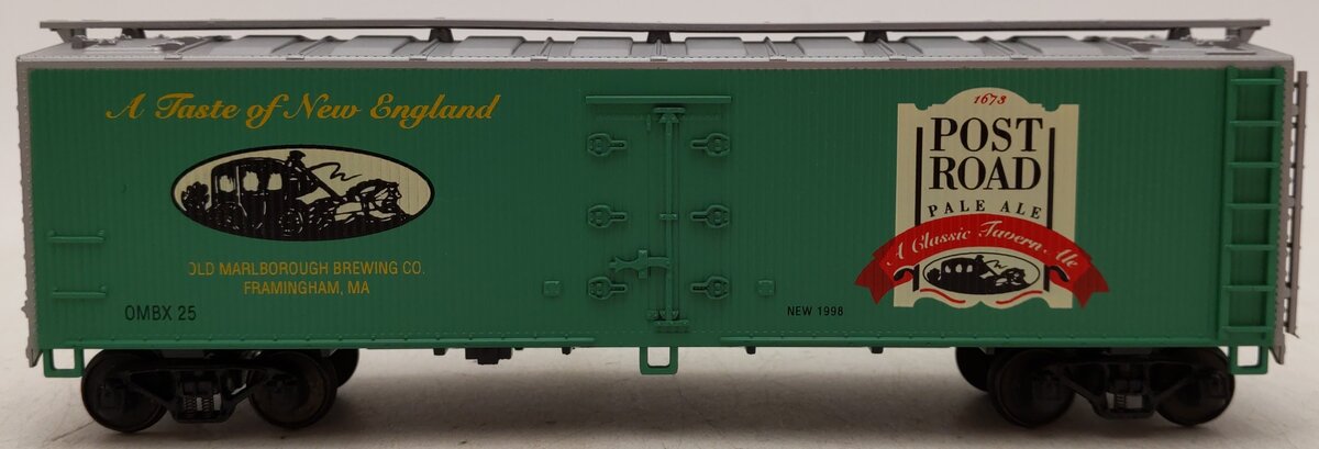 Crown Model Products SR-9050 S Gauge Post Road Pale Ale Hi-Rail Reefer #25 EX/Box