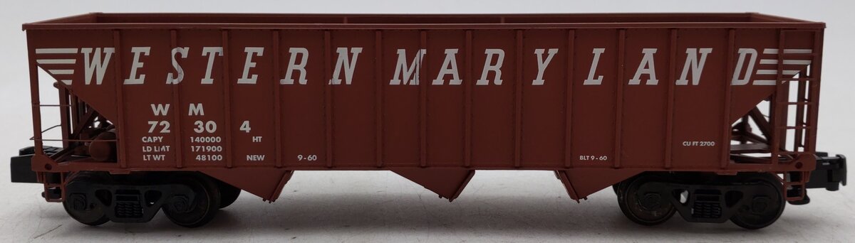 Des Plaines Hobbies 15142 "S" Gauge Western Maryland 3-Bay Hopper (High Rail) LN/Box