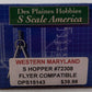 Des Plaines Hobbies 15143 "S" Scale Western Maryland 3-Bay Hopper #72308 EX/Box