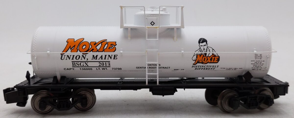 Des Plaines Hobbies NASG 2018-2 S Scale Moxie Tank Car with Platform #2013 EX/Box