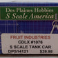 Des Plaines Hobbies DPS14121 S Gauge Fruit Industries Tank Car #1076 EX/Box