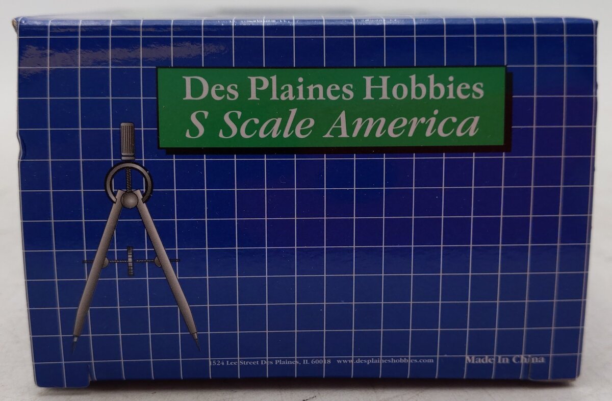 Des Plaines Hobbies NASG 2018-1 S Scale Moxie Tank Car with Platform #1948 EX/Box