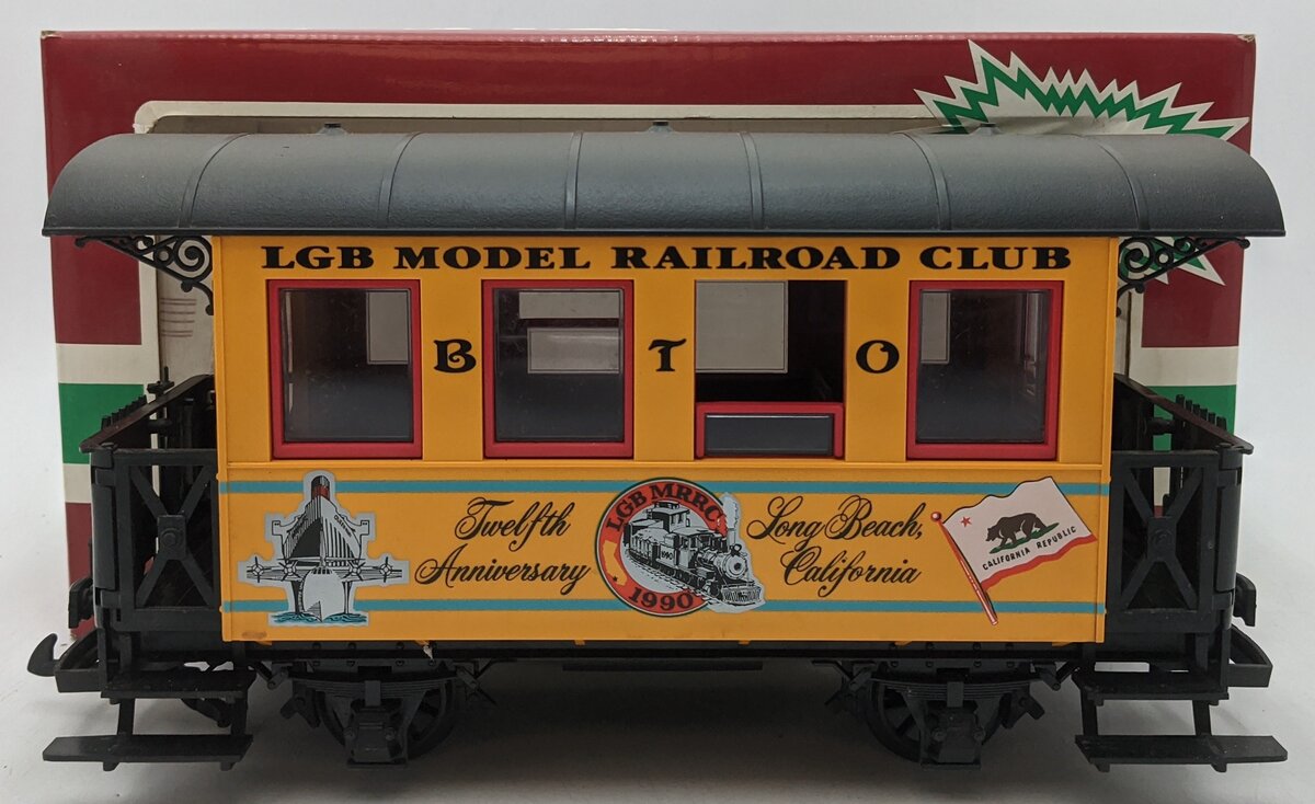 LGB 3007-CC01 G Scale Model Railroad Club Passenger Car LN/Box