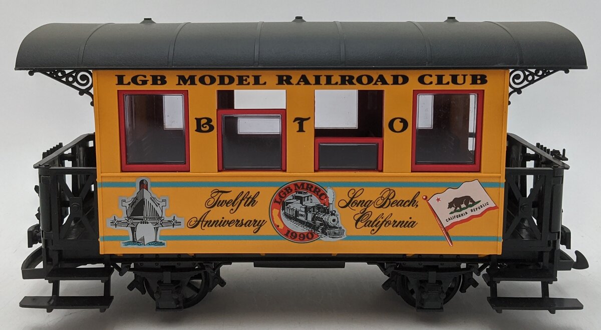 LGB 3007-CC01 G Scale Model Railroad Club Passenger Car LN/Box