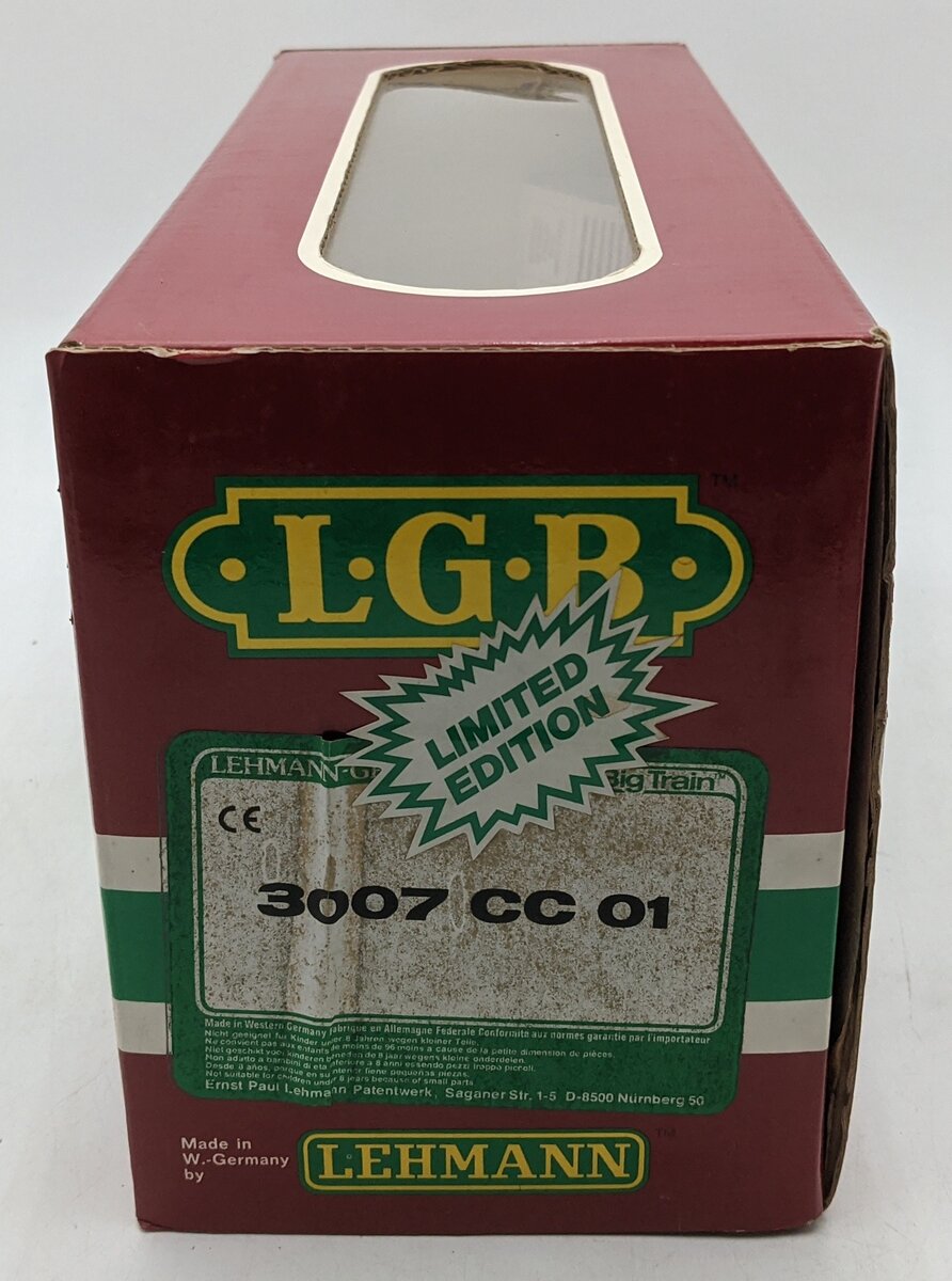 LGB 3007-CC01 G Scale Model Railroad Club Passenger Car LN/Box