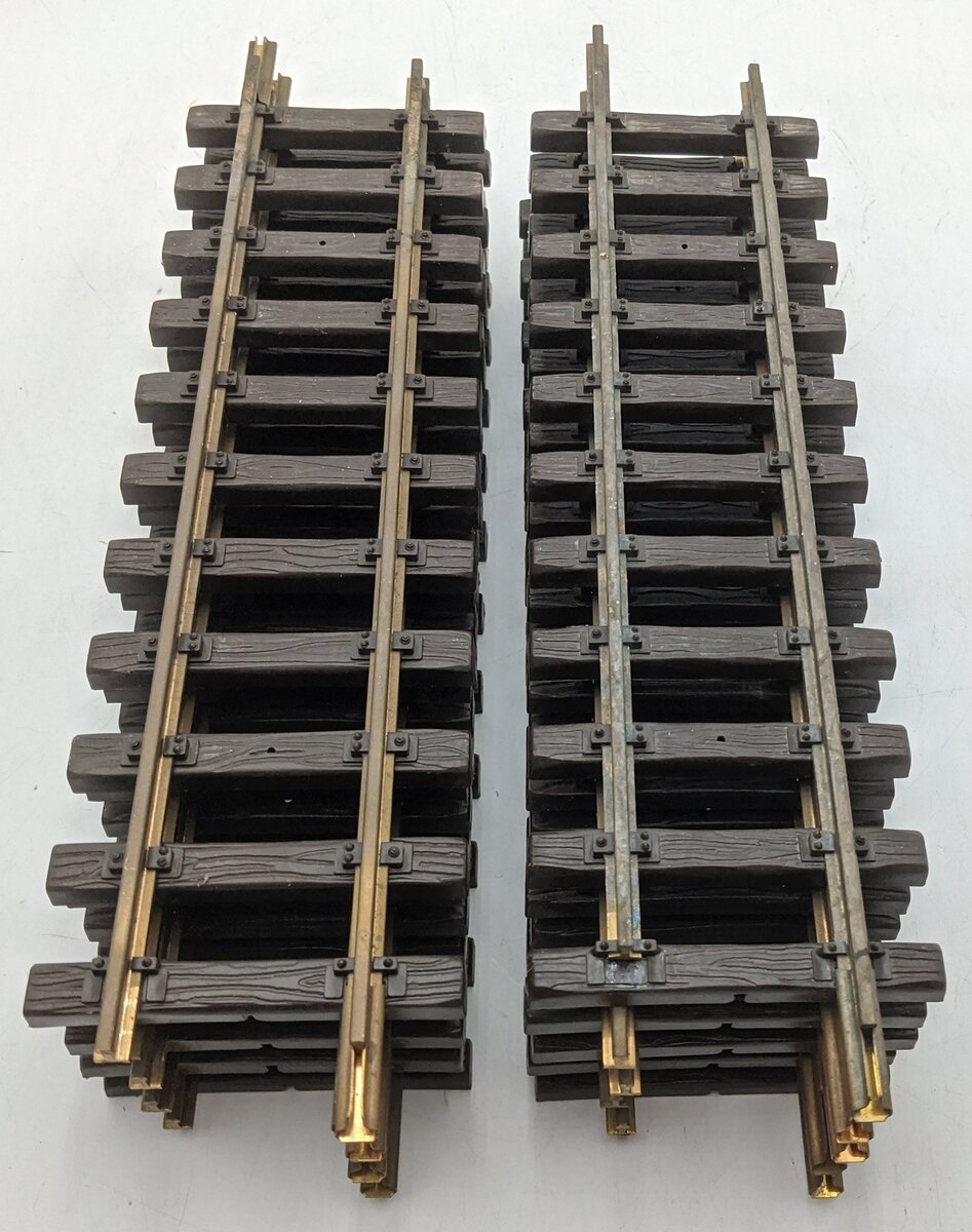 LGB 1000 G Scale 12 Inch Straight Track Sections (10) VG