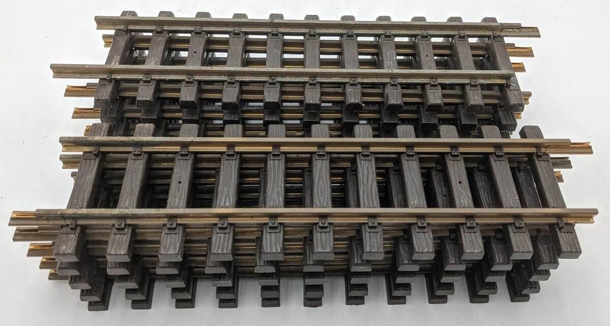 LGB 1000 G Scale 12 Inch Straight Track Sections (10) VG