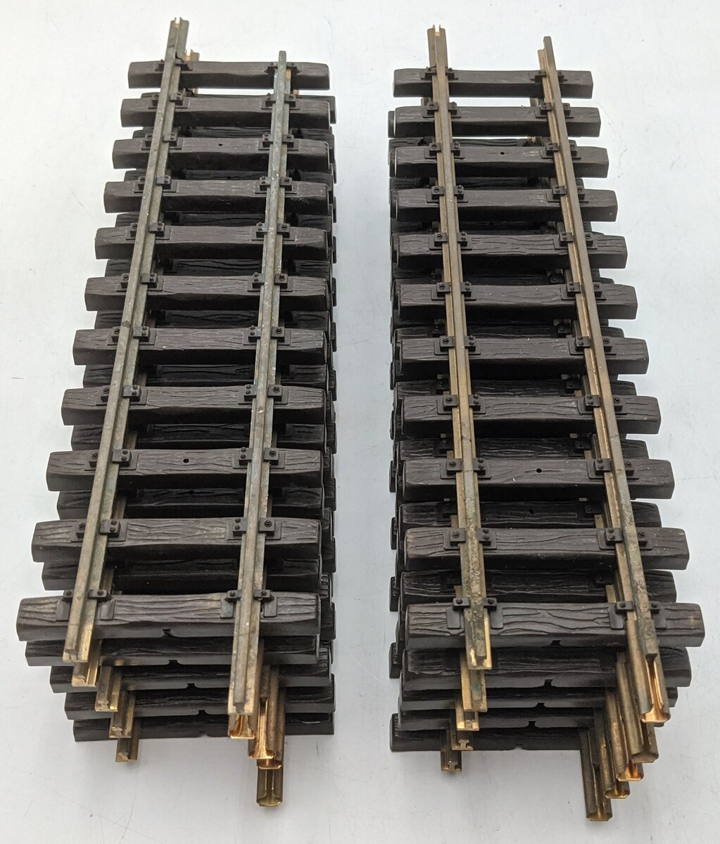 LGB 1000 G Scale 12 Inch Straight Track Sections (10) VG