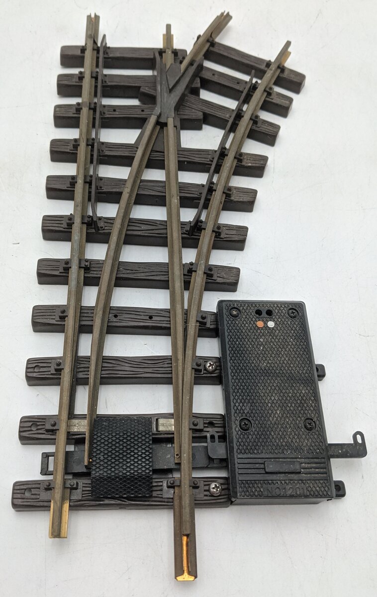 LGB 1205 G Scale 30° Right Hand Electric Switch Turnout