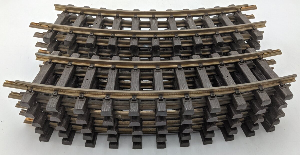 LGB 1100 G Scale Curved Track Sections (10) VG