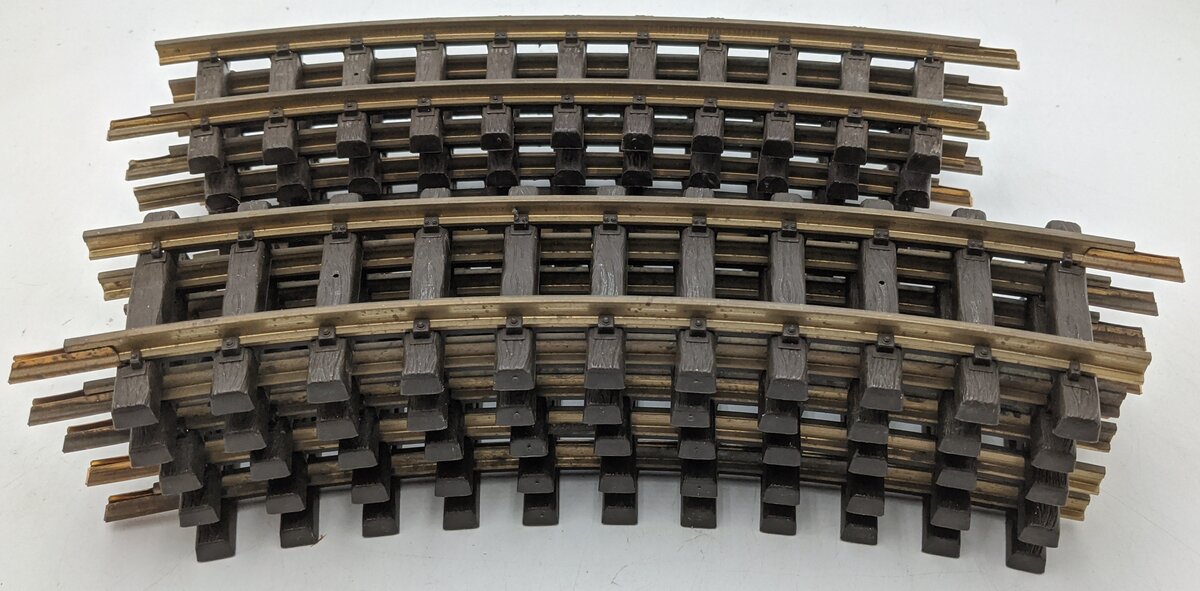 LGB 1100 G Scale Curved Track Sections (10) VG