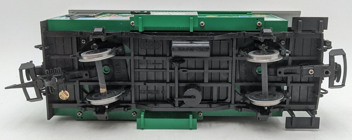 LGB 4128 G Scale MOB R. Blank Graines Boxcar (Metal Wheels) EX/Box