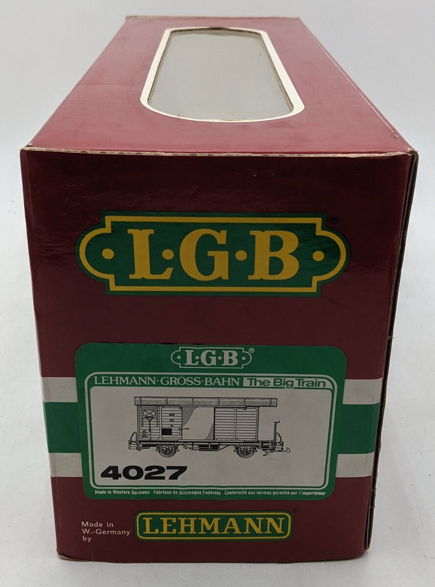 LGB 4027 G Scale Metal Door Boxcar - Custom/Box