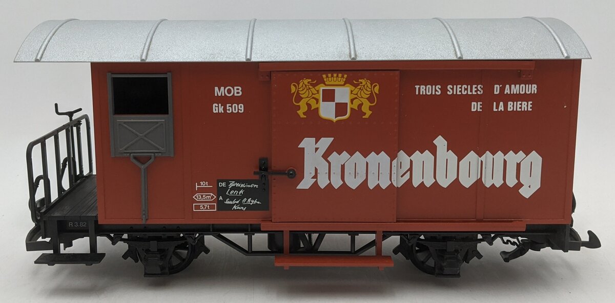 LGB 4028 G Scale Kronenbourg Boxcar EX/Box