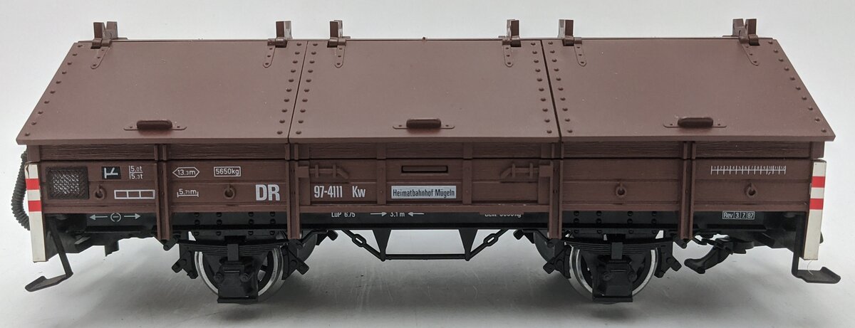 LGB 4111 G Scale Flatcar w/ Cover EX